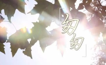 《匆匆》读后感参考7篇