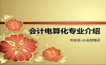 关于电算化会计的心得体会5篇