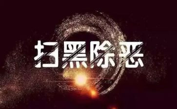 公安黑恶工作总结精选6篇