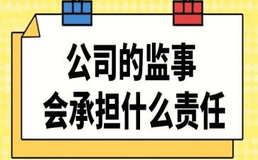公司监事工作报告7篇