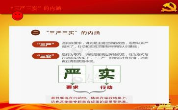 三严三实学习心得5篇