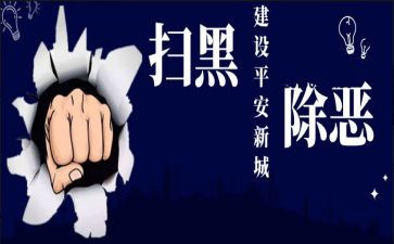 2024年扫黑除恶个人总结8篇