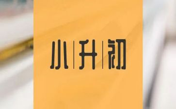 写小升初的作文6篇